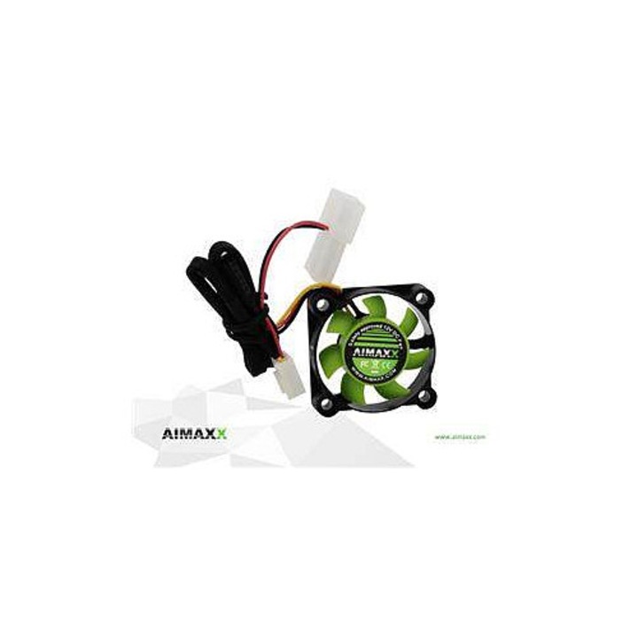 Ventilátor AIMAXX eNVicooler 4thin zöld 40x40x10mm csendes