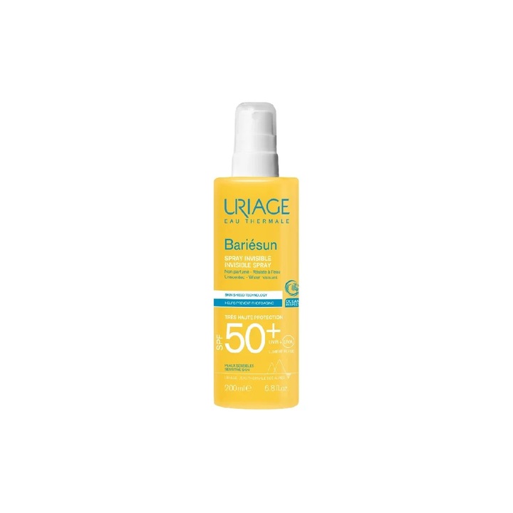 Uriage Bariesun Spray invizibil cu SPF50+, fara parfum x 200ml