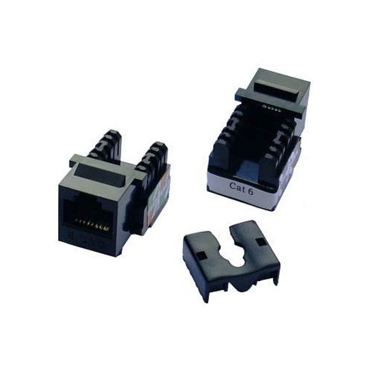 Keystone Datacom cat6 UTP fekete DUAL