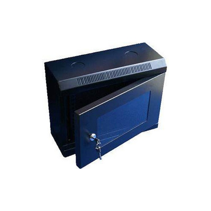 Datacom 10 hüvelykes 6U fém rack, fekete, 360x150x290mm