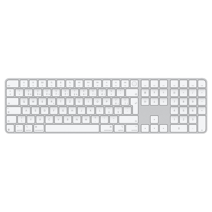 Apple Magic Keyboard 2024 fehér numerikus Bluetooth 11x41.9x11.5cm