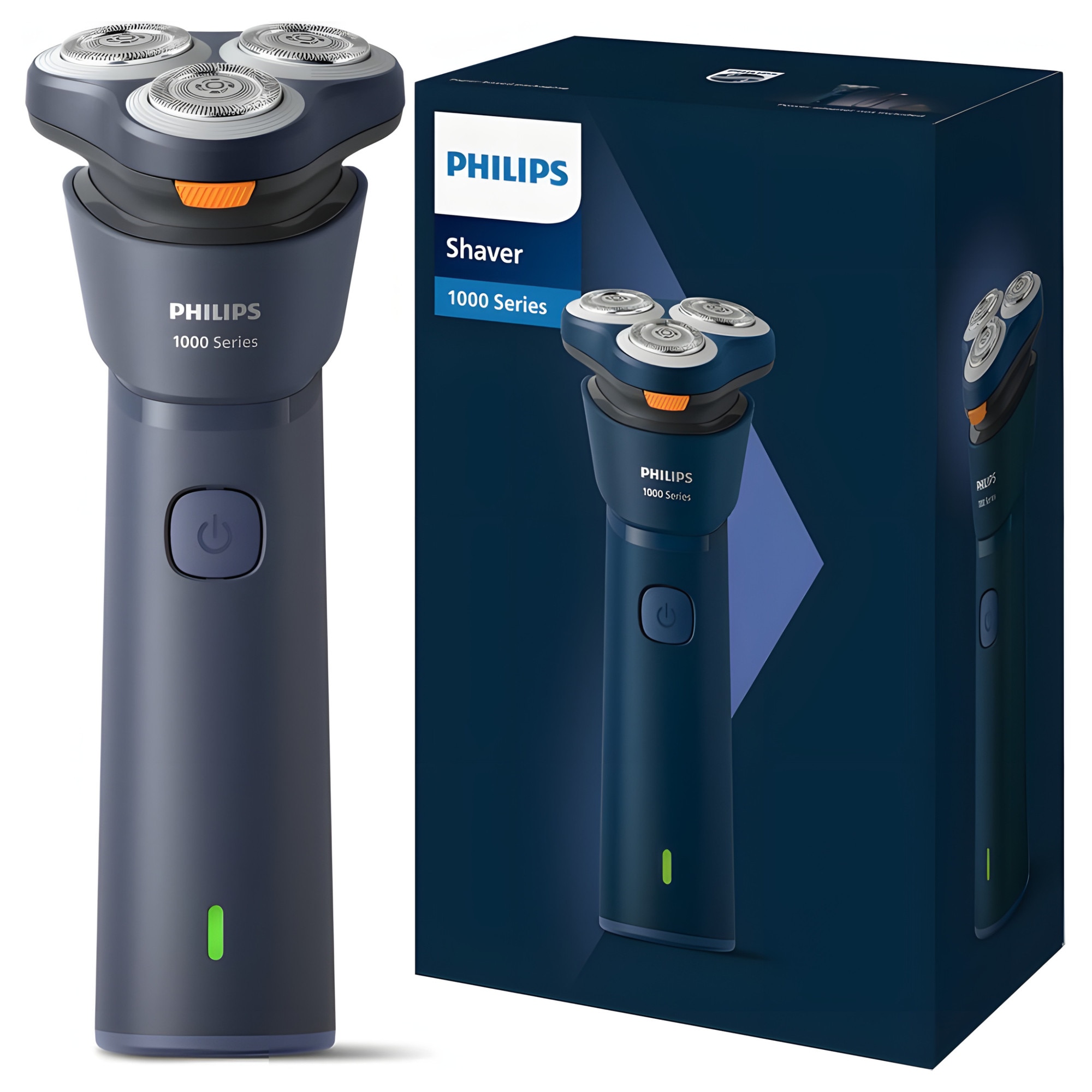 Aparat de ras electric Philips S9000 Prestige, crom strălucitor