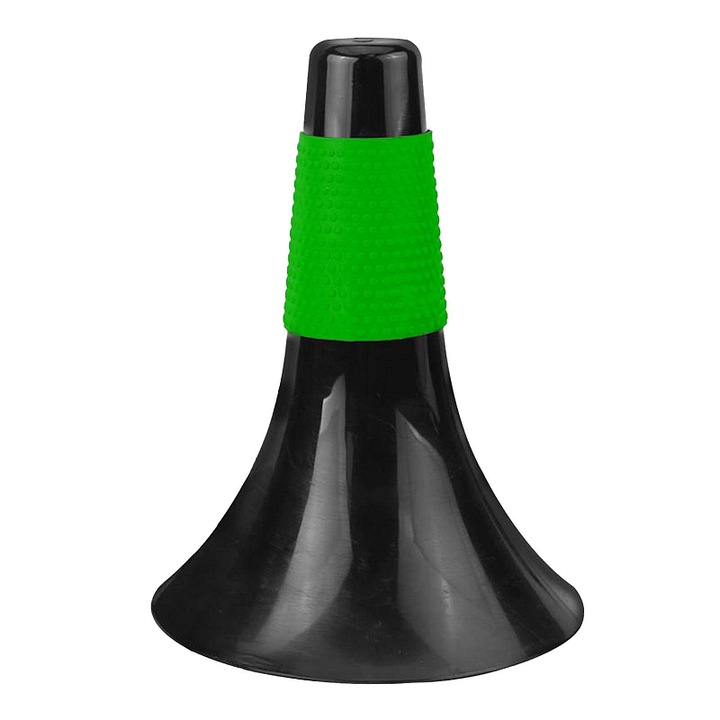 Sedco CN1007 edzőkúp, ellenálló polipropilén jelölő, kétszínű kialakítás a láthatóság érdekében, zöld, 23 × 17 cm