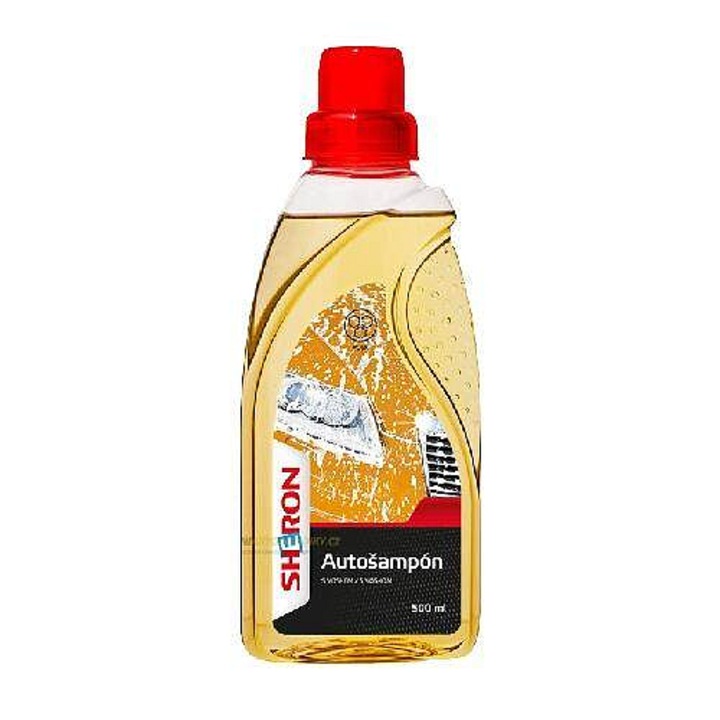 Sheron autómosó sampon viasszal 500ml, fényvédelem, 21.5x9x5.5cm
