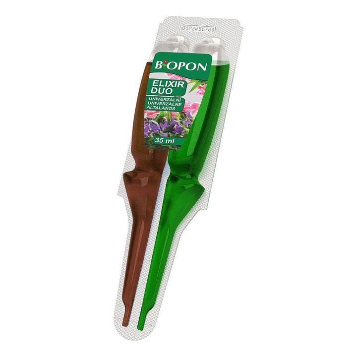 BOPON elixír DUO univerzális műtrágya, 35 ml, zöld-barna, 13.6x3.8x2.8 cm