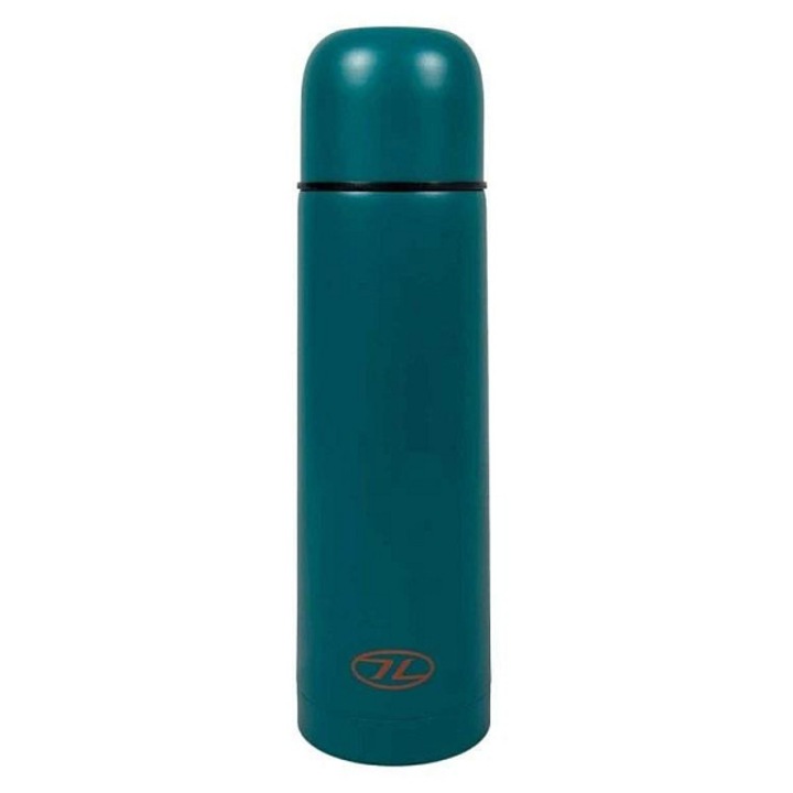 Termosz / termikus palack Yate Duro Flask rozsdamentes acélból, pohár fedéllel és nyomógombos zárral, zöld, 500 ml, 24x7x7 cm