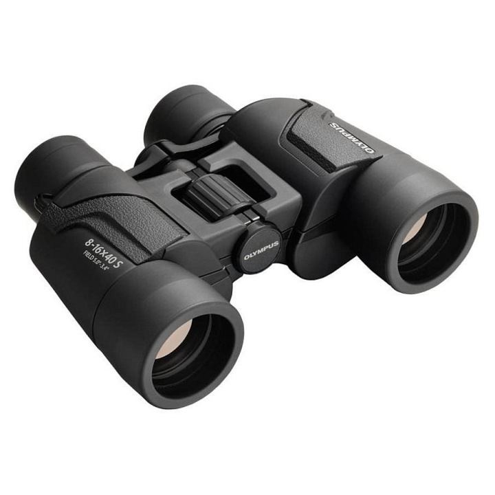 Бинокъл / Binocular OM SYSTEM 8x40 S, 8x увеличение, диаметър на обектива 40 мм, Черен, 142x60x183 мм, 715 г