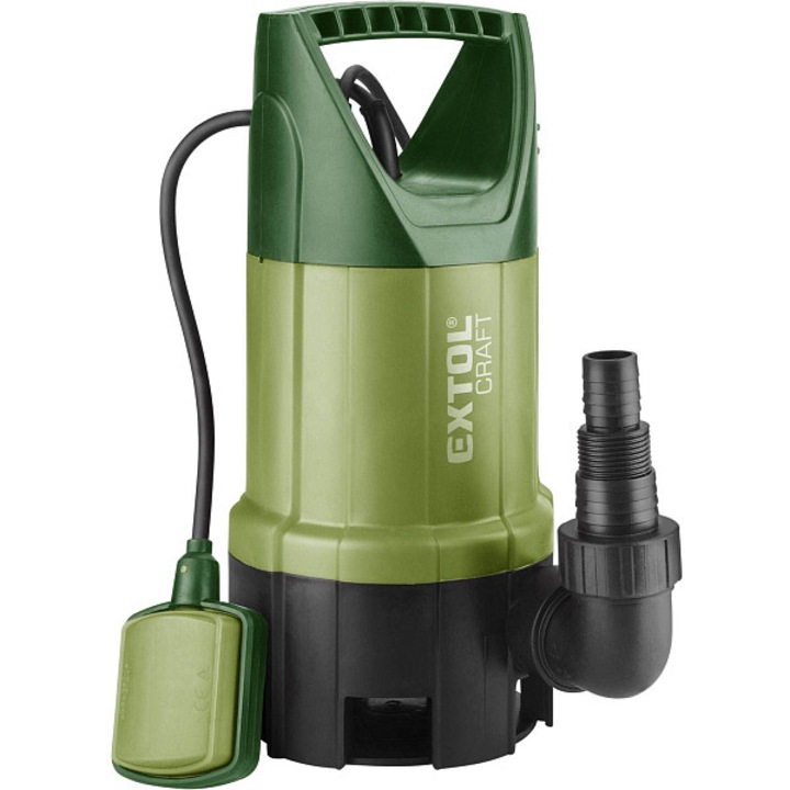 EXTOL CRAFT 400W 7500l/h merülő szivattyú, fekete, 10m kábel