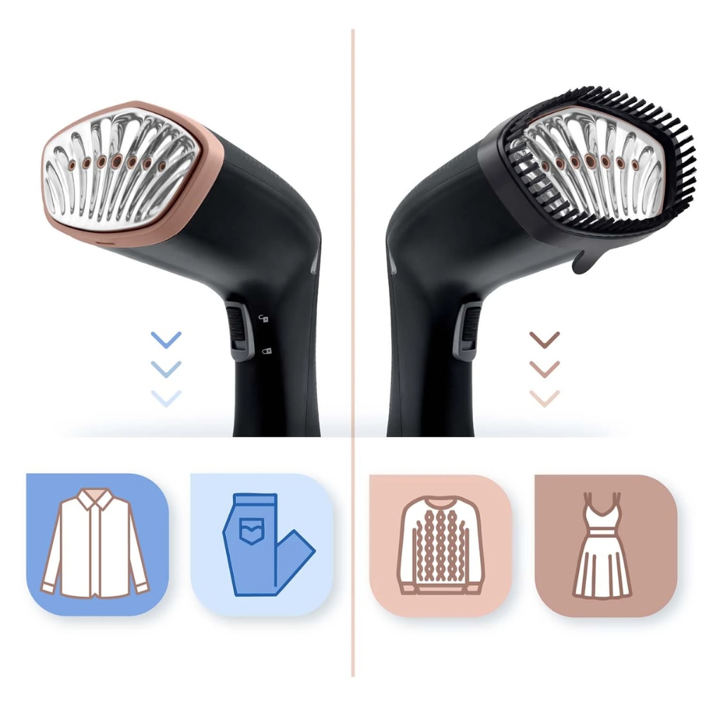 Aparat Calcat Vertical Cu Aburi, Putere 1600W, Fier Calcat Cu Incalzire Rapida, Rezervor Detasabil 230 ml, Abur Variabil 26 g/min, Portabil, Perie pentru Tesaturi Groase, Pahar Inclus, Negru