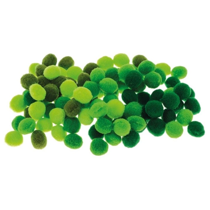 Figurina Brewis készlet 100 pompon 10mm többszínű 0x12x15cm