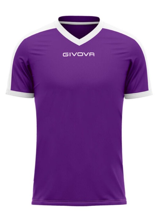 Tricou GIVOVA Revolution S, Mov-Alb TRF13