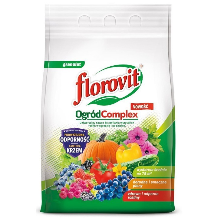 Ingrasamant universal granulat Garden Flora Ogrod Complex 15kg