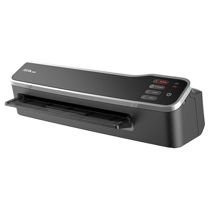 Laminálógép ARTA G60, A3-hoz, 6 henger (4 fűtött), automatikus fóliavastagság-érzékelés, max. 250 mikron, Fekete, 1 db