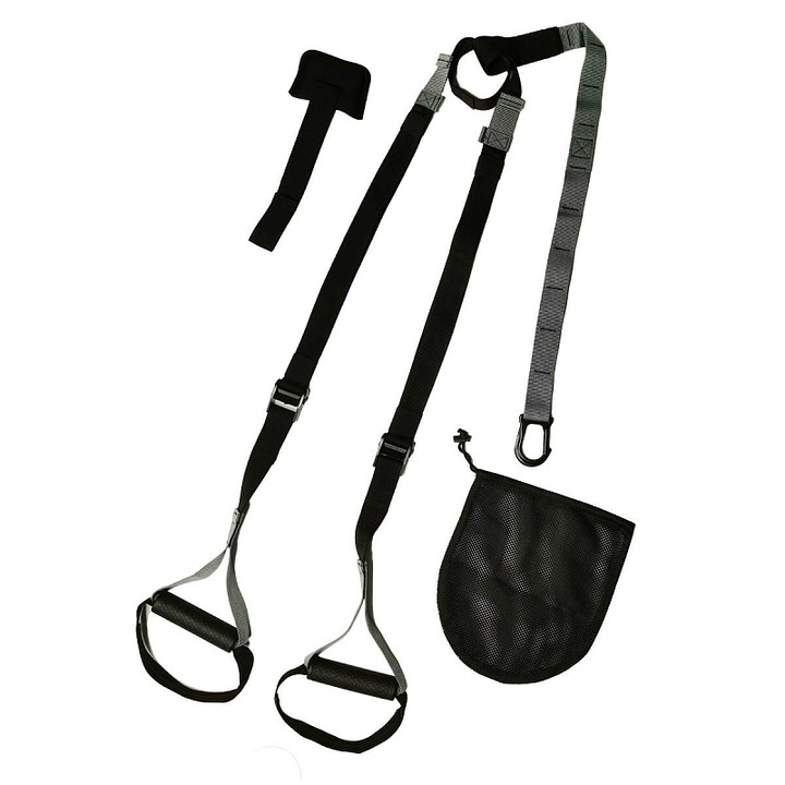 Lifefit Bodytrainer Home III felfüggesztett edzőrendszer, szürke, állítható, 150 kg, 53x140 cm