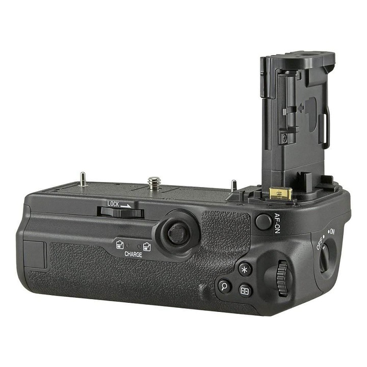 Grip baterie Jupio JBG-C019, stabilizare, negru, 14.3x11x7.9cm, pentru Canon EOS R5 R6, cu telecomanda 2.4GHz