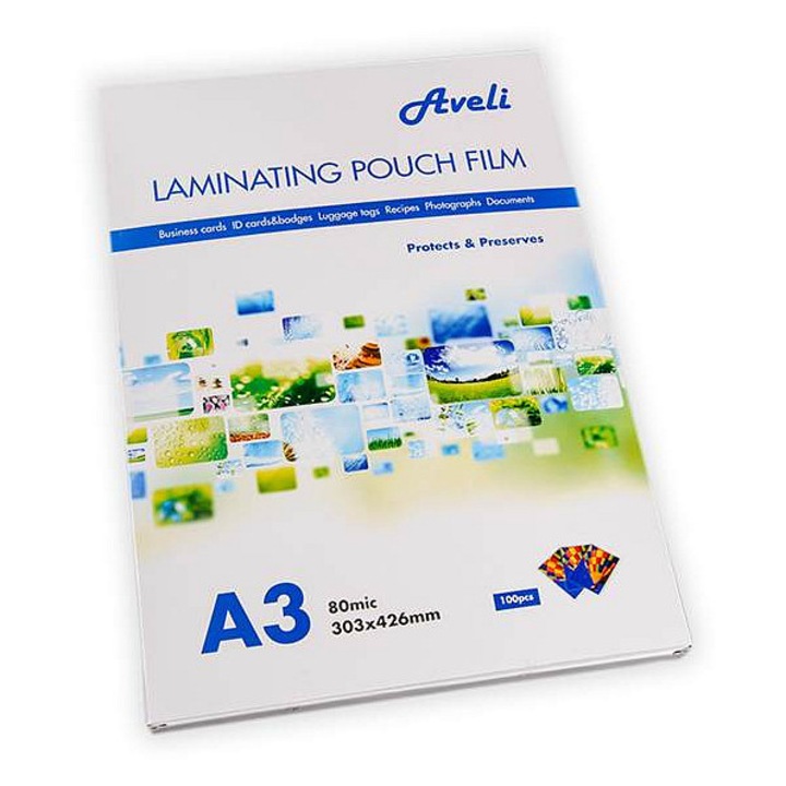 Aveli A3 lamináló fólia 303x426mm 160mic 100 db