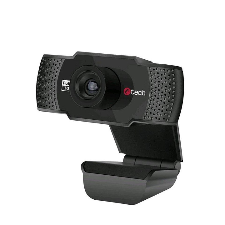 Уеб камера C-Tech CAM-11FHD, 1920x1080, микрофон, черна, 75x90x32мм