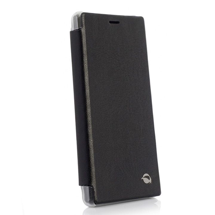 Kалъф Krusell FrostCover Flip Case 0602644 10-79, за Sony Xperia M4 Aqua, Защита от надрасквания и замърсявания, Черен