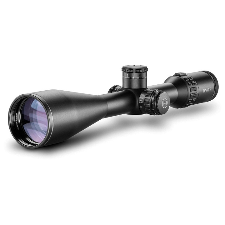 Оптика Hawke Sidewinder 30 8-32x56, 30 мм тубус, 56 мм обектив, SR Pro II скала, регулируем паралакс 10 ярда-безкрайност, SFP, черна