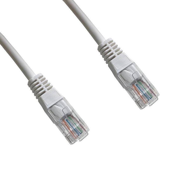 UTP Cat5e Datacom patch kábel, fehér, 0,25m