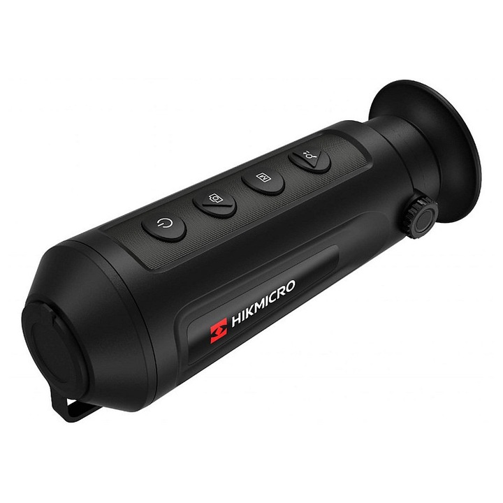 Термичен монокуляр Hikmicro LYNX LE15S, термична резолюция 256x192 px, детекция 750 м, цифрово увеличение 1-8x, диаметър на обектива 15 мм, черен, 1 бр