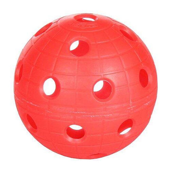 Unihoc Crater floorball labda, piros, 7cm, 22g