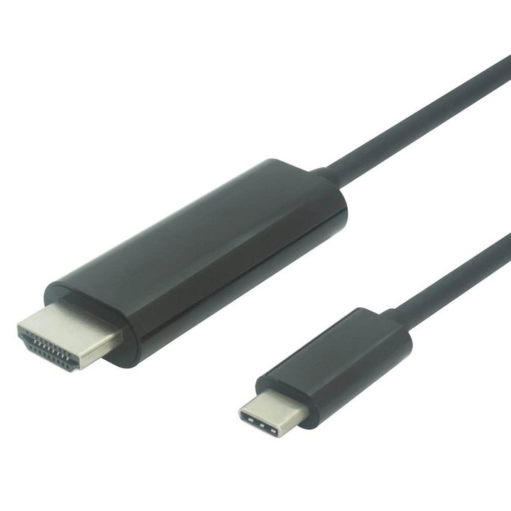 Кабел Premiumcord USB-C HDMI 4K60Hz черен 1,8м