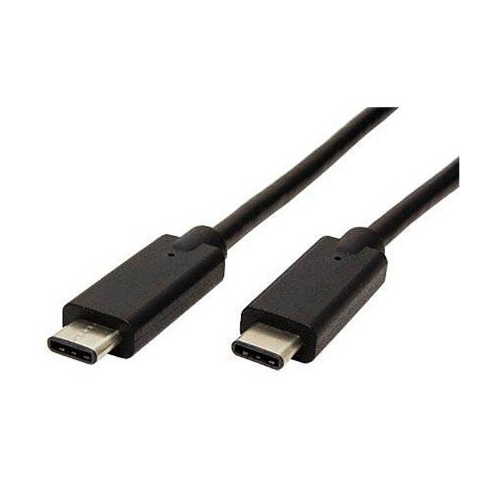 Cablu USB-C Premiumcord 0,5m negru 10Gbit/s 3A