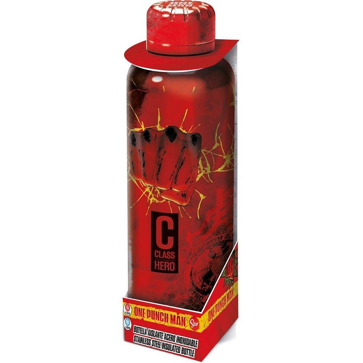 STOR One Punch Man rozsdamentes acél termoszpalack 500ml