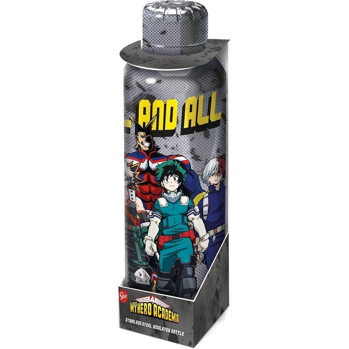 STOR My Hero Academia termosz palack, rozsdamentes acél, 515ml