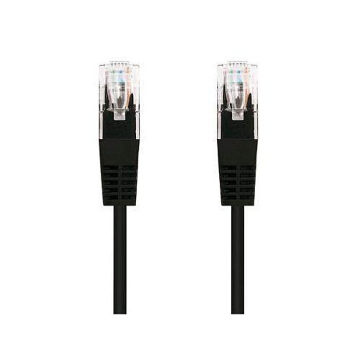 C-TECH patch kábel Cat5e, UTP, fekete, 0,5m