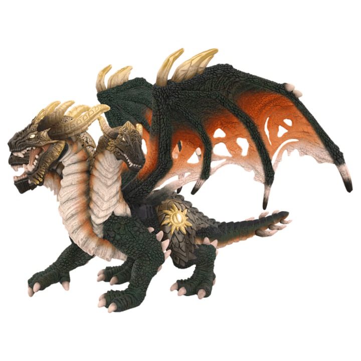 Figurina dragon mitic Alltoys diabolic multicolor 13cm