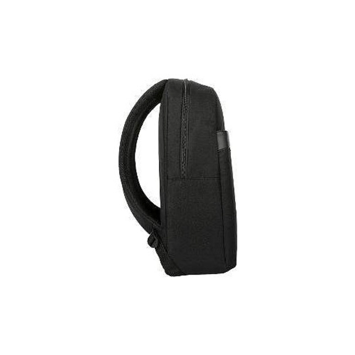 Targus, Textil laptop hátizsák ütésvédelemmel és 16 hüvelykes laptopokig kompatibilis, GeoLite EcoSmart 15,6, Fekete, 23 L