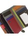 Portofel de dama, din piele naturala, ButicCochet, 16x10x4 cm, Multicolor - PR1182