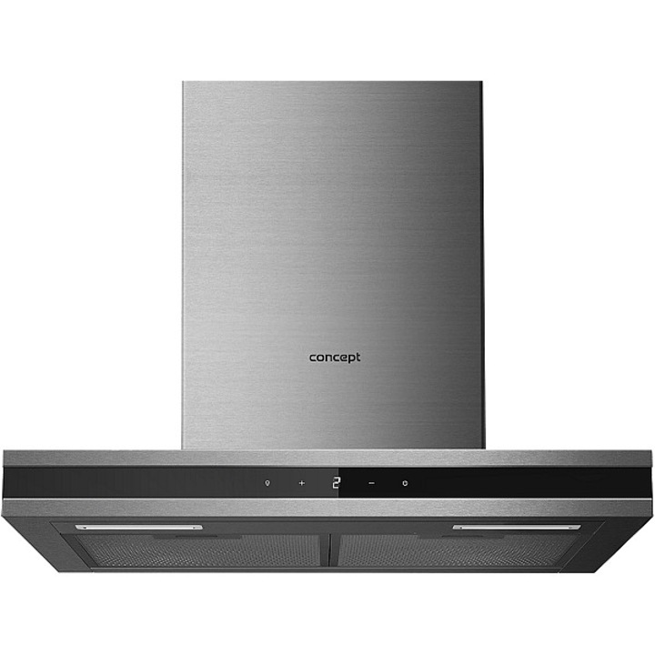 Concept Sinfonia páraelszívó, fekete inox, 60x50x55-82cm, 650m3/h, A+++
