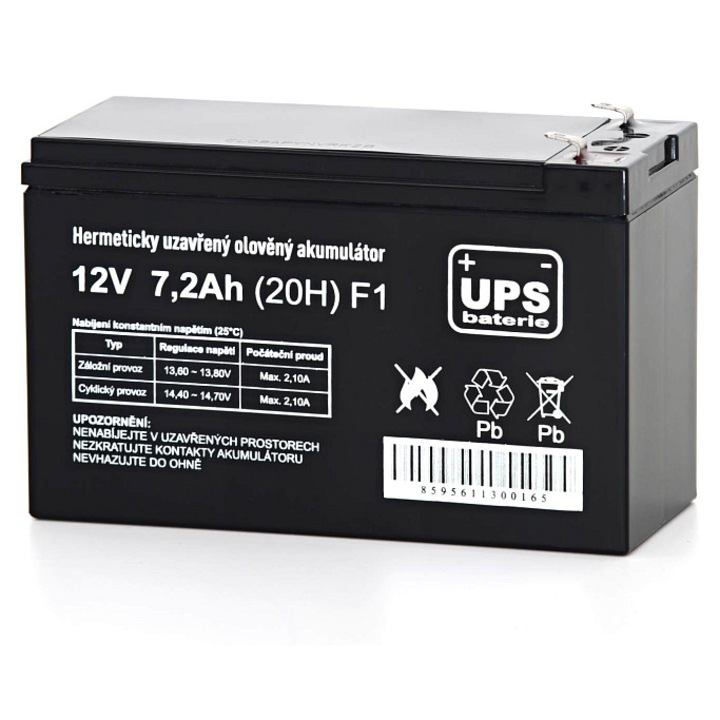 Baterie UPS Fiamm 12V 7,2Ah 151x98x65mm