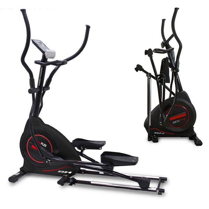 Фитнес велосипед BH Fitness EasyFlex сгъваем, 24 нива, черен, 165x63x183см