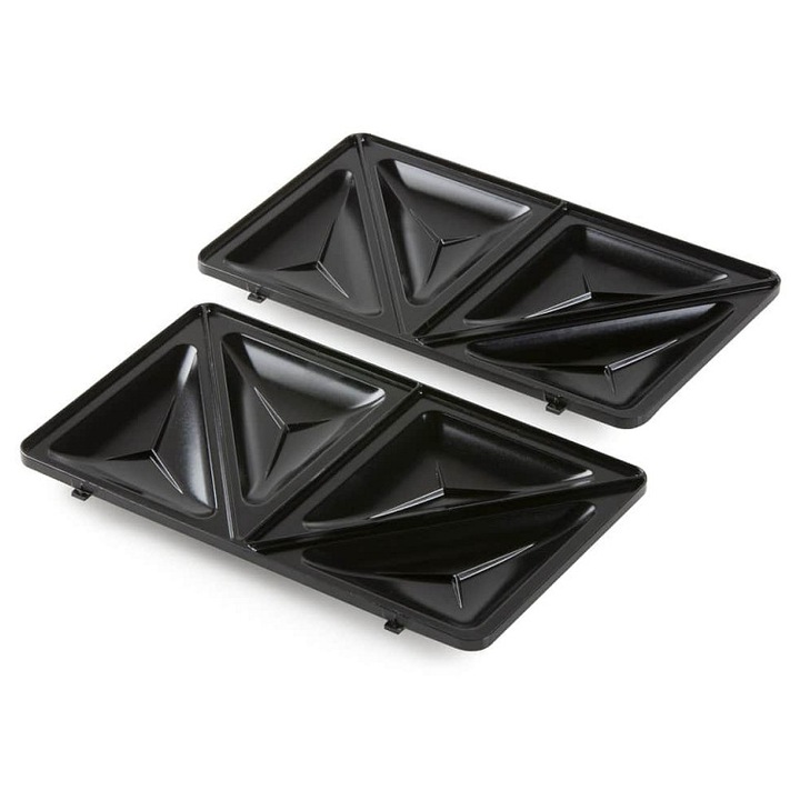 Placi de schimb pentru sandwich, Domo, triunghiulare, 22.5x13.2x1.8cm, set 2 bucati