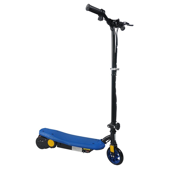Trotineta electrica Eljet Taurus (scuter electric) pentru copii, motor 120 W, baterie 24 V 4,5 Ah, autonomie pana la 10 km, albastru, 10 kg