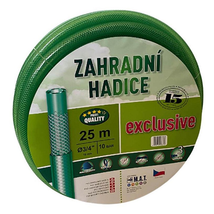Valmon kerti tömlő 3/4 hüvelyk átlátszó zöld 25m