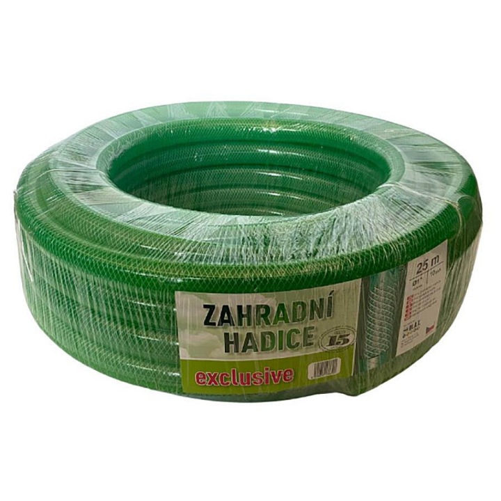 VALMON 1177 kerti tömlő, 1" (25/32 mm), kertészeti és mezőgazdasági célra, átlátszó zöld, 25 m