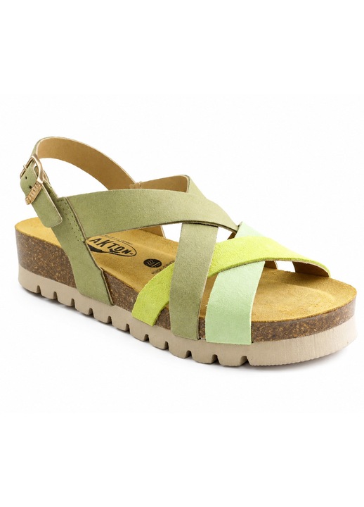 Sandale dama piele naturala 355888 15, Verde