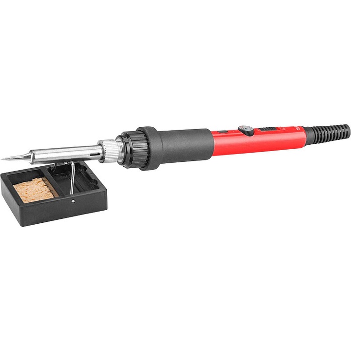 Pistol de lipit Extol Premium cu reglaj temperatura si set accesorii multicolor