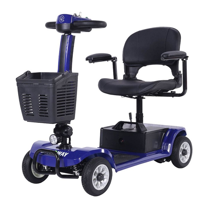 RACCEWAY SPLIT elektromos mobilitási szék, kék, 108x50x90cm, 35kg