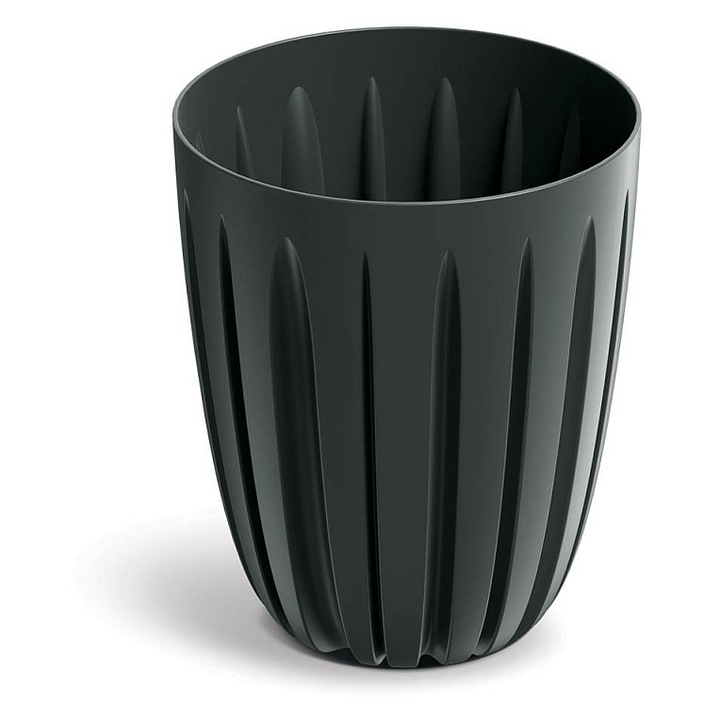 Prosperplast WARIO virágtartó 29x34.5cm műanyag fekete 16.3L szett 3 db
