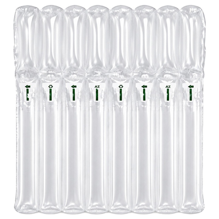 Set 15 Buc Pungi cu Coloane de Aer INATECH ®, 7 Coloane, 28 x 27 cm, 65 Microni, pentru Borcane/Recipiente Ø10 x H15 cm