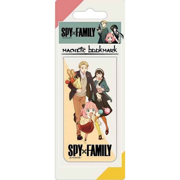 PYRAMID Spy × Family mágneses könyvjelző, karakter mintával, laminált, többszínű, 1 db