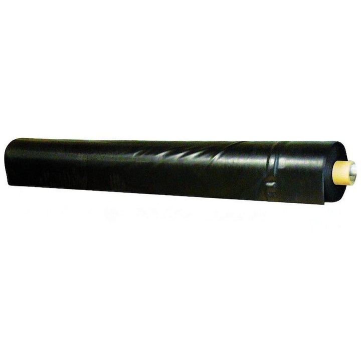 Folie pentru iaz Heissner TF114-00 PVC, grosime 0,5 mm, potrivita pana la 50 cm adancime, Negru, 4 x 50 m (200 m²)