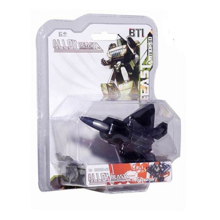 Alltoys átalakítható játék, átalakítható robot/katonai jármű, 2 az 1-ben átalakítható, 6+ éveseknek, fekete, 1 db
