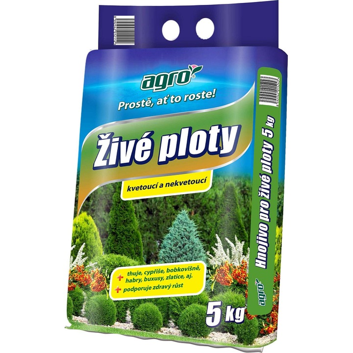 AGRO műtrágya sövényhez, gyors hatású, NPK-val és magnéziummal, 5 kg